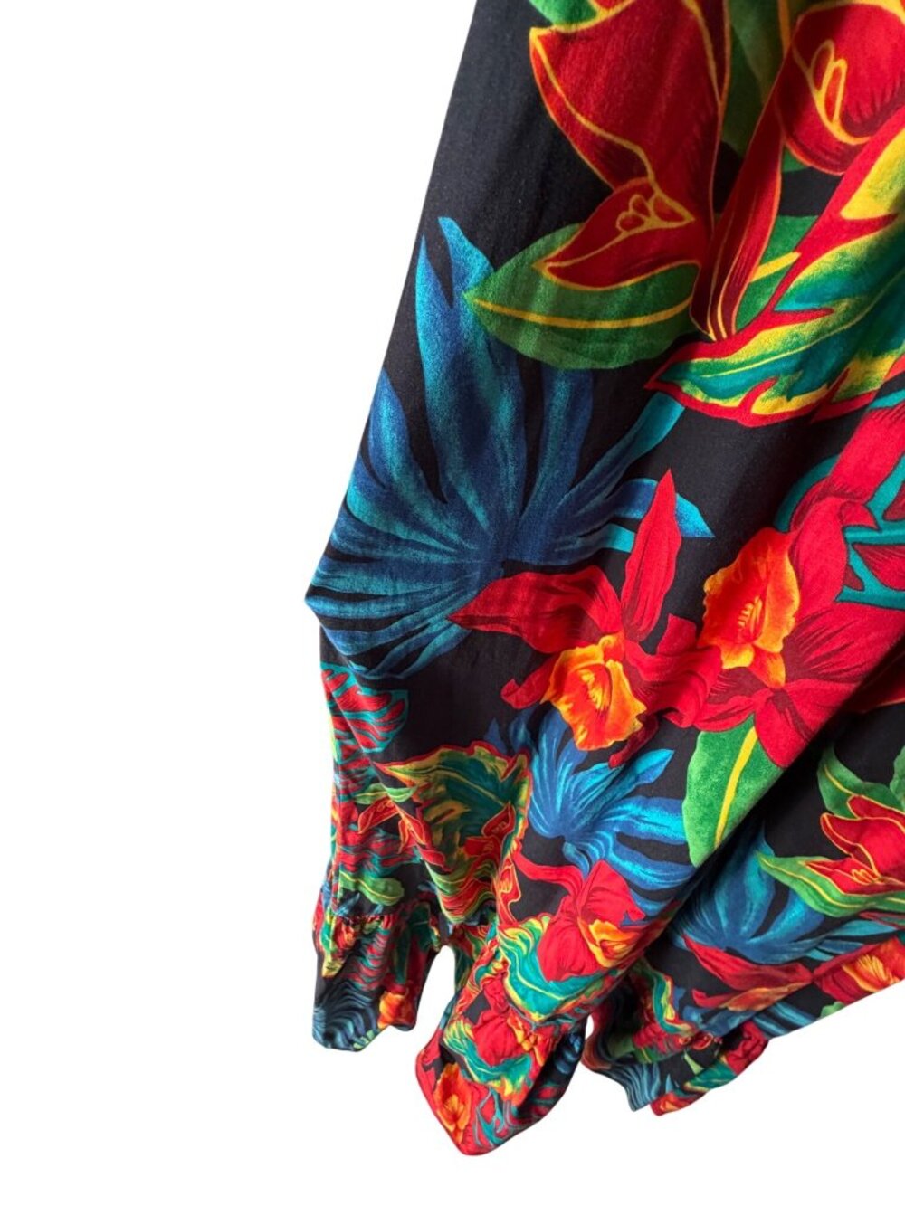 Hilo Hattie Hawaiian Original Womens Floral Maxi Dress Size L Multicolor Cotton - Picture 7 of 12